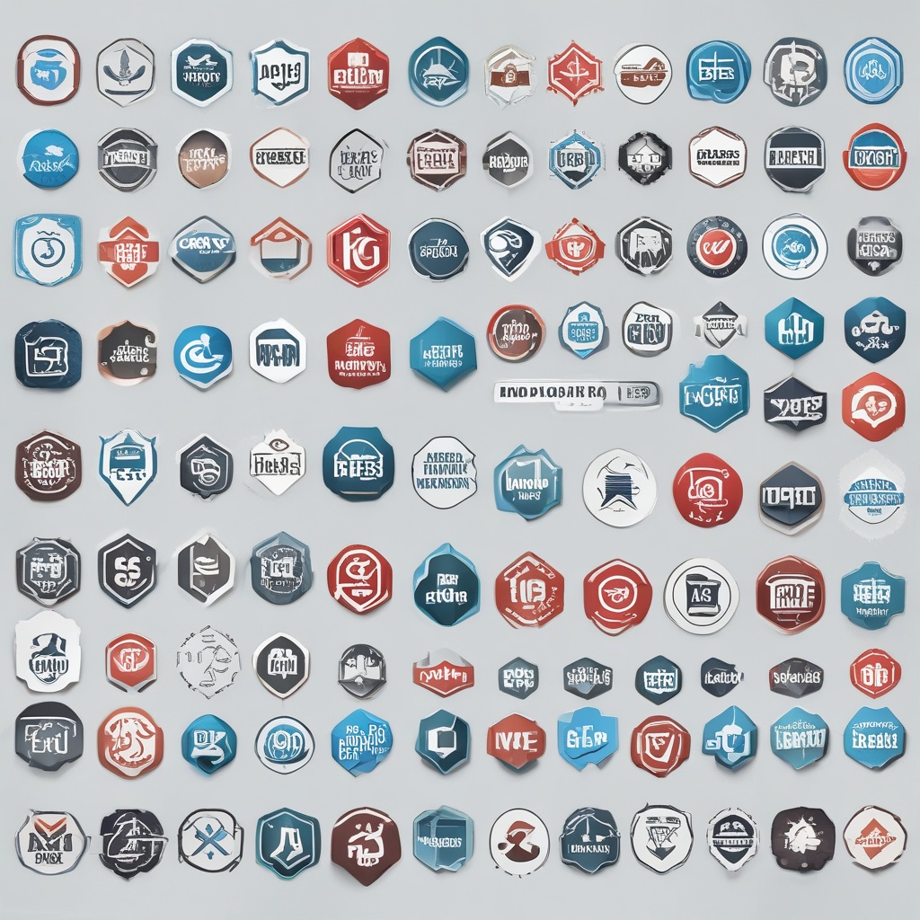 Collection of various technology-related logos